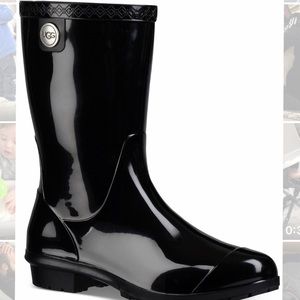 NIB Ugg Sienna Mid Calf Rain Boots Size 9